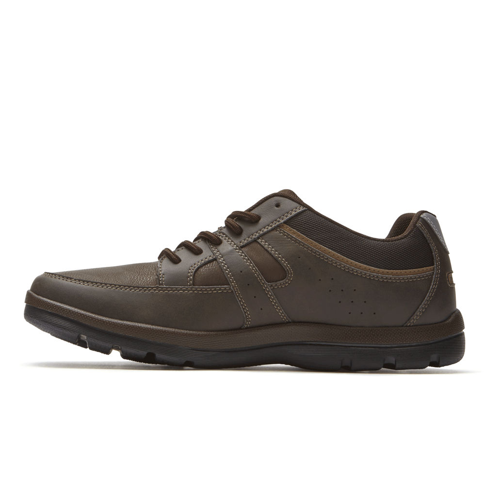 Rockport Singapore Mens Sneakers - Get Your Kicks Blucher Brown - SG0952471